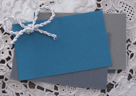 blank note with decorationの写真素材