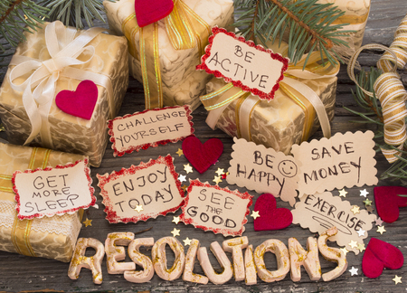 New Year's Resolutionsの写真素材