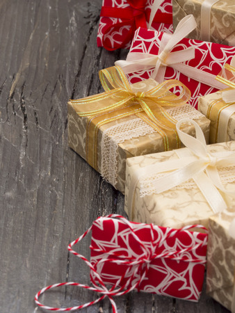 Decorative gift boxesの写真素材