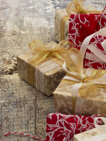Decorative gift boxesの写真素材