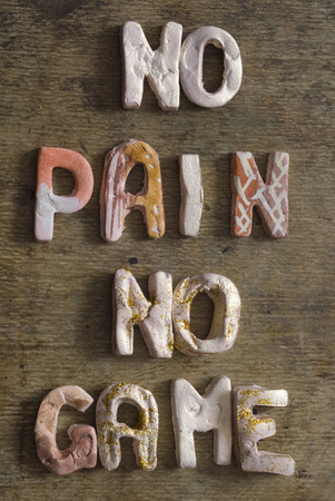 No Pain No Gameの写真素材