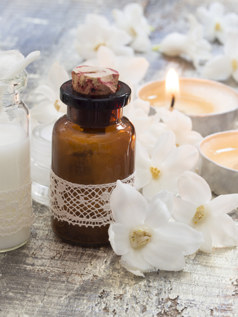 natural cosmetics, fresh as flowersの写真素材