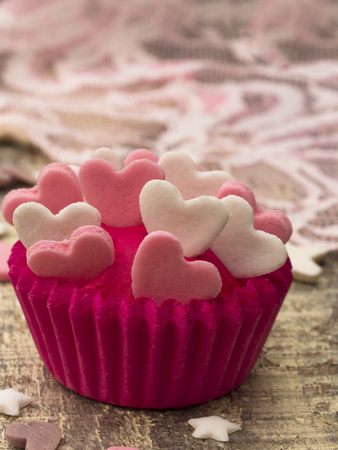 capcake in a vintage arrangementの写真素材