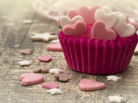capcake in a vintage arrangementの写真素材