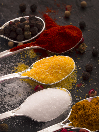 colorful spicesの写真素材