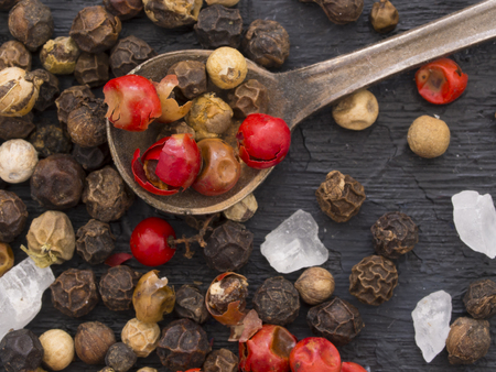 colorful spicesの写真素材