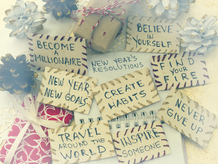 New year's Resolutionsの写真素材