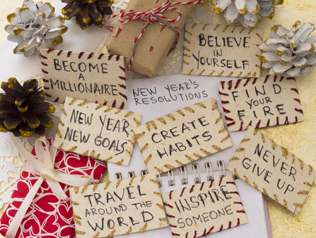 New year's Resolutionsの写真素材
