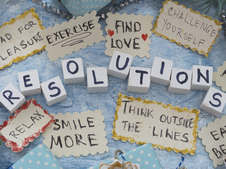 New Year's Resolutionsの写真素材