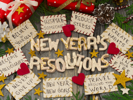 New Year's Resolutionsの写真素材