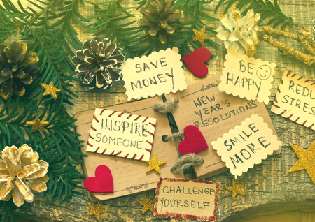 New Year's Resolutionsの写真素材
