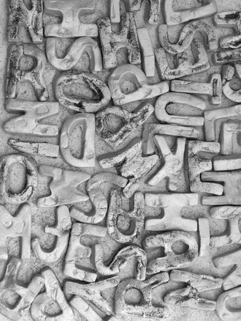 Back to school concept, handmade lettersの写真素材