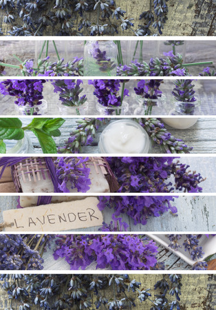 lavender cosmetics, fresh as flowersの写真素材