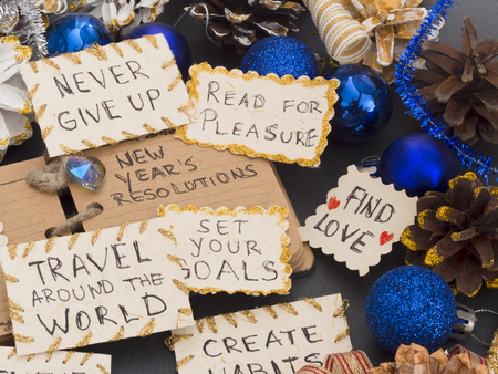 New Year's Resolutionsの写真素材