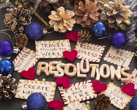 New Year's Resolutionsの写真素材