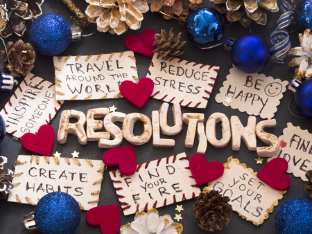 New Year's Resolutionsの写真素材