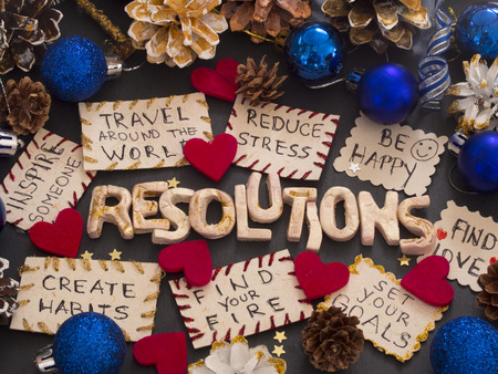 New Year's Resolutionsの写真素材