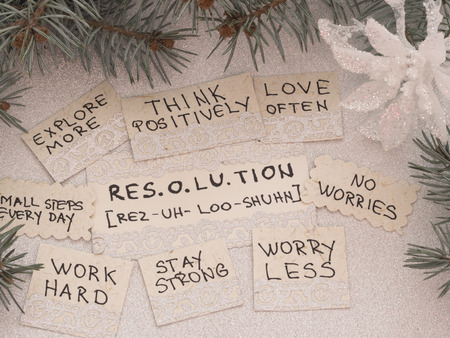 New Year's Resolutionsの写真素材