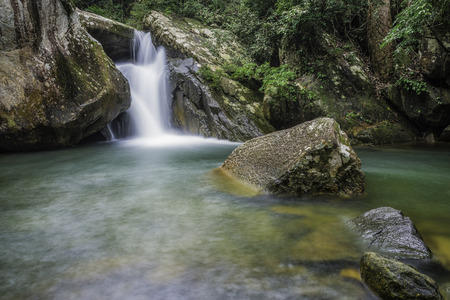 Khao chamao waterfallの写真素材