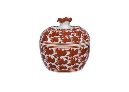 Rice bowl paint by hand made from Thailand.の写真素材