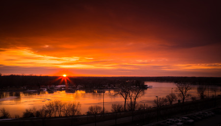 Twlight time it's so niceの写真素材