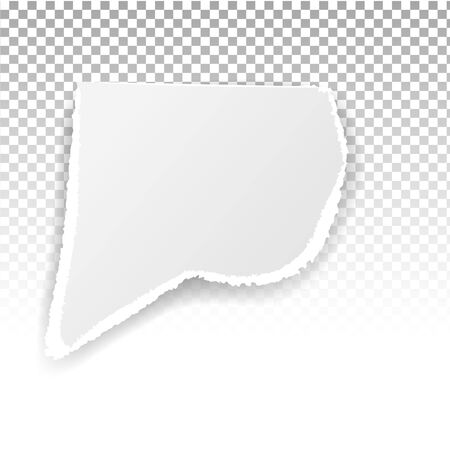 Torn paper holes. Hole in the sheet of paper on a transparent background for web and print.のイラスト素材