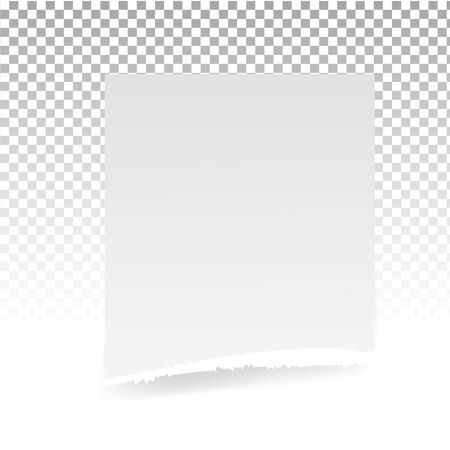 Torn paper holes. Hole in the sheet of paper on a transparent background for web and print.のイラスト素材