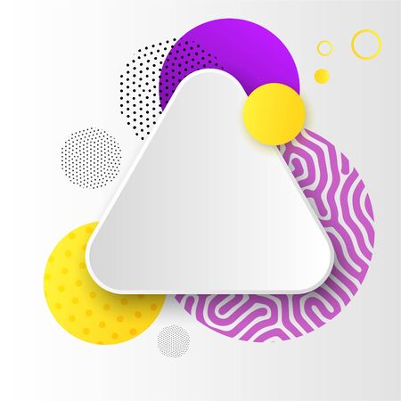 Promo badge for offer, promotion, advertising, scroll, price tag, sticker, poster. Modern geometric sale banner for your graphic and web designのイラスト素材