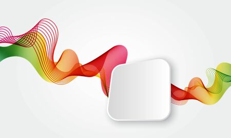 Promo badge for offer, promotion, advertising, scroll, price tag, sticker, poster. Modern wave and sale banner for your graphic and web designのイラスト素材