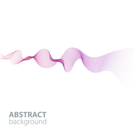 Abstract waves background, waved lines for brochure, website, flyer design. Transparent linesのイラスト素材