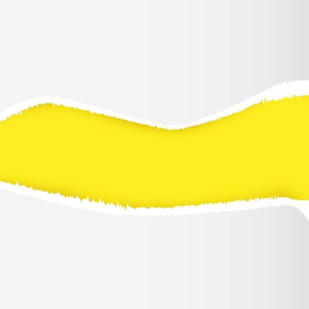 Torn paper holes. Hole in the sheet of paper on a color background for web and print.のイラスト素材