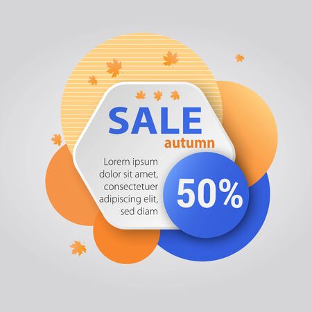 Flat dynamic background design. Colorful geometric frameのイラスト素材