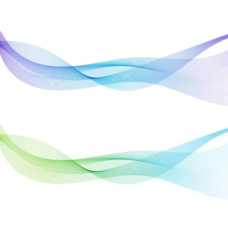Abstract waves background, waved lines for brochure, website, flyer design. Transparent linesのイラスト素材