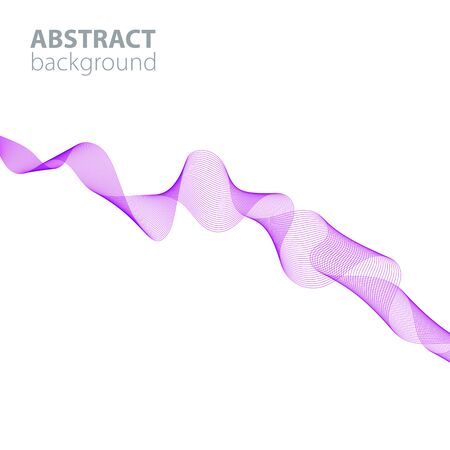 Abstract waves background, waved lines for brochure, website, flyer design. Transparent linesのイラスト素材