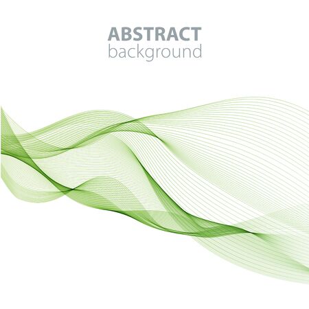 Abstract waves background, waved lines for brochure, website, flyer design. Transparent linesのイラスト素材
