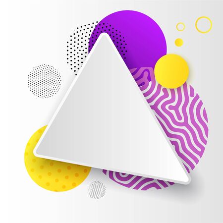 Promo badge for offer, promotion, advertising, scroll, price tag, sticker, poster. Modern geometric sale banner for your graphic and web designのイラスト素材