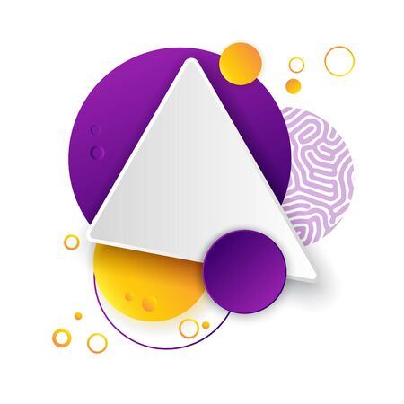 Promo badge for offer, promotion, advertising, scroll, price tag, sticker, poster. Modern geometric sale banner for your graphic and web designのイラスト素材
