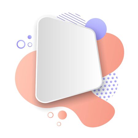 Promo badge and banner for offer, promotion, advertising, scroll, price tag, sticker, poster. Modern geometric sale badge for your graphic and web designのイラスト素材