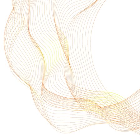 Abstract waves background, waved lineのイラスト素材