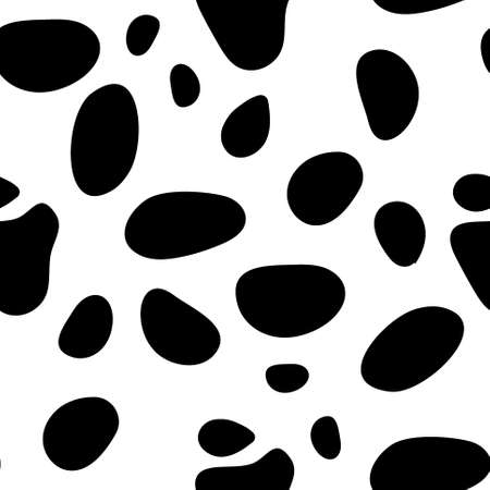 Irregular blob, seamless pattern of abstract organic shapes. Abstract irregular random blobs. Simple liquid amorphous splodge. Trendy minimal designs for presentations, banners, posters and flyers.のイラスト素材