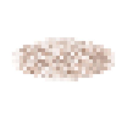 Censored pixel oval bar. Nudity skin or sensitive text adult content cover. Censored picture vector illustration.のイラスト素材
