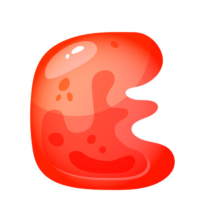 Jelly colorful alphabets, comic alphabet for children. Jelly bright Font. Childish type for events, promotionsのイラスト素材