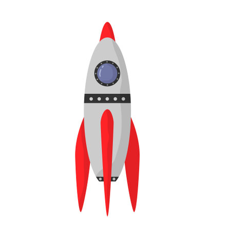Rocket and alienship elements. Galaxy for design, posters, backgrounds astronaut and space. Planet, comet, galaxy, alienshipsのイラスト素材