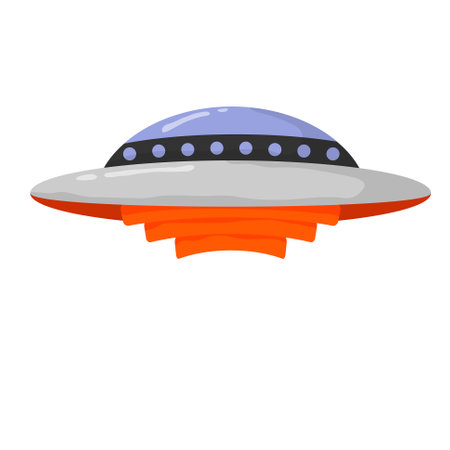 Rocket and alienship elements. Galaxy for design, posters, backgrounds astronaut and space.のイラスト素材