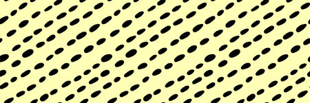 Small dash pattern. Seamless minimal dash pattern, small elements on yellow backgroundのイラスト素材