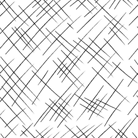 Crosshatch pattern. Seamless hand draw pattern. Simple crosshatch sketchのイラスト素材