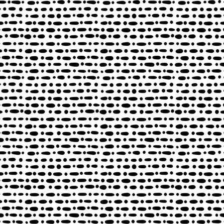 Small dash pattern. Seamless minimal dash pattern, small elementsのイラスト素材