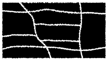 Jagged rectangle. Black simple shape. Rectangle paper template jagged and roughのイラスト素材