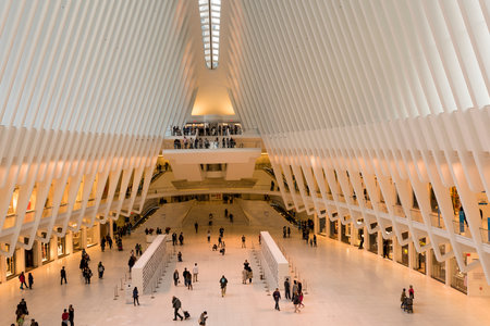 Spanish architecture NYC subway station mall area