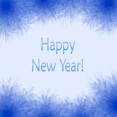 blue frame from snowflakes vector EPS 10.のイラスト素材
